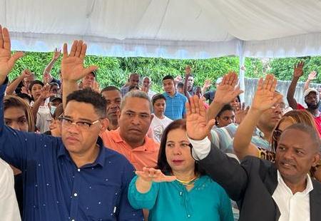 PCR juramenta nuevos líderes en Herrera, Santo Domingo Oeste